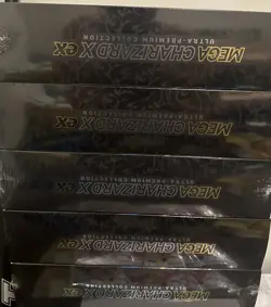 5 X Pokemon TCG Mega Evolutions Charizard ex Ultra Premium Collection UPC - Image 2