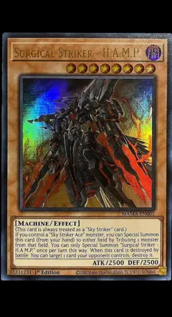 x3 Surgical Striker - H.A.M.P. MAMA-EN001 - Mint Playset Yugioh - Image 1