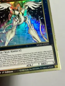 Number C1000: Numerounius MGED-EN031 (LP) Gold Rare 1st Edition Yu-Gi-Oh! Card - Image 3