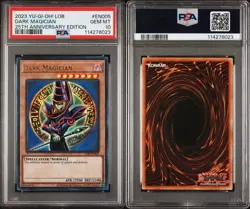 2023 YU-GI-OH! LOB 25TH ANNIVERSARY EDITION #EN005 DARK MAGICIAN PSA 10 - Image 3