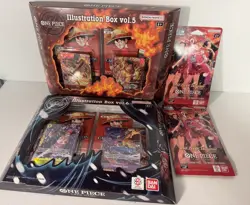 One Piece Illustration Box Vol 5 + Vol 6 And 2 EB-03 Heroines Booster Sleeves - Image 1