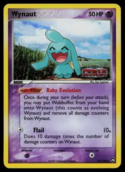 Pokemon Card - Wynaut Power Keepers 70/108 Common Reverse Holo Stamped - Image 1