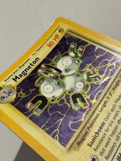 Magneton (11/62) Holo Fossil Set Pokemon Card LP - Image 5