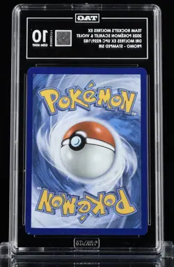 #1 HIGHEST GRADE Team Rocket’s Moltres Ex Stamped Promo UPC TAG 10 Pokemon Card - Image 2