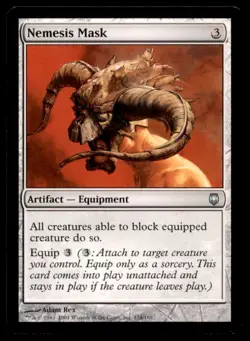 Nemesis Mask LP Light Play Darksteel MTG [5907] - Image 1