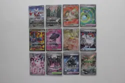 Pokemon TCG 12 Illustration Rares | Modern Set Lot | Mega Evolution + More - Image 1