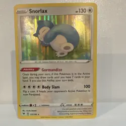Pokemon Swsh04 Vivid Voltage Snorlax 131/185 Basic Holo Rare 130 HP English - Image 1