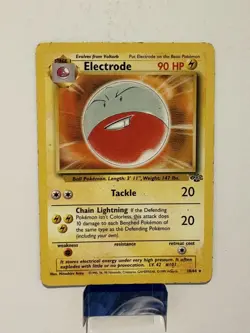 Pokemon TCG Electrode 18/64 Rare Unlimited Jungle LP/MP - Image 1
