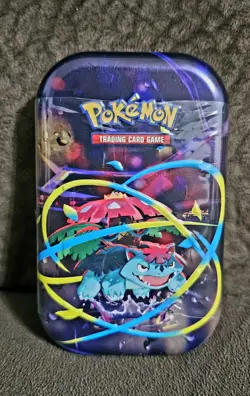 NEW Pokemon TCG Mega Evolution Mini Tin - Venusaur Artwork - Image 1