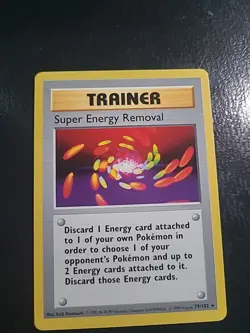 Super Energy Removal - 79/102 - Rare Shadowless - Pokemon Base Set Vintage LP - Image 1