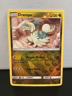 Drampa 51/70 Pokemon Dragon Majesty Reverse Holo Uncommon - Image 1
