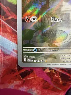 Litleo 139/132 Illustration Rare Pokemon ME01: Mega Evolution Full Art Holo NM/M - Image 5