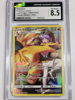 Charizard (TG03/TG30) - CGC 8.5 - 2022 Lost Origin Trainer Gallery Holo -Pokemon - Image 1