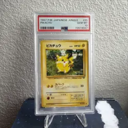 Pokemon Pikachu Jungle Japanese #25. PSA 10. Slab is Slightly Cracked. See Photo - Image 1