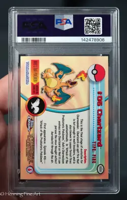Pokemon Topps Chrome Charizard #6 PSA 10 Gem Mint USA - Image 3