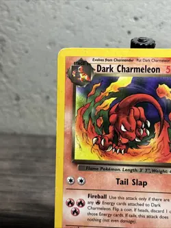 Dark Charmeleon 32/82 Team Rocket Regular Uncommon-Pokemon TCG-Fast Shipping-MP - Image 2