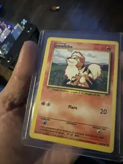 Growlithe - # 28/102 Base Set - Pokemon TCG - NM - Image 1