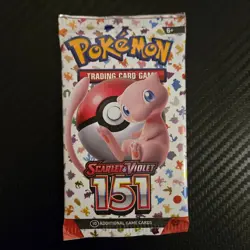Pokemon 151 Booster Pack Scarlet & Violet English Unweighed Factory Sealed - Image 1