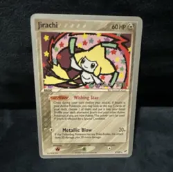 Pokemon Jirachi World Championship Decks Rare Regular Holo 9/107 60 HP 2005 - Image 1