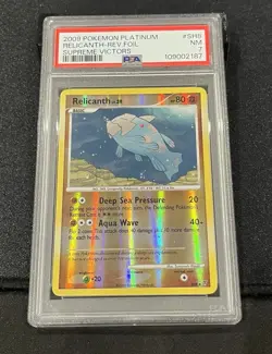 Pokemon Relicanth SH8 - Supreme Victors - Shiny Reverse Holo 2009 - PSA 7 NM - Image 1