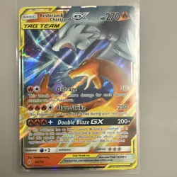 Pokemon Reshiram & Charizard GX 20/214 SM-Unbroken Bonds Tag Team Holo HP270 En… - Image 1
