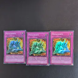 3 x Yu-Gi-Oh Metalmorph Playset, Super Rare PP01-EN014 - Image 1