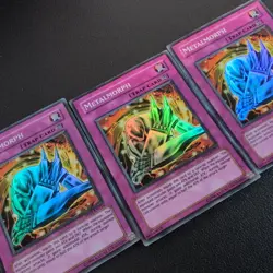 3 x Yu-Gi-Oh Metalmorph Playset, Super Rare PP01-EN014 - Image 2