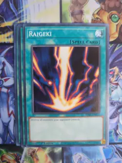 Yu-Gi-Oh x3 Raigeki SDBT - EN025 Common Rare 1st Edition NM - Image 1