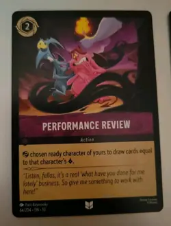 Disney Lorcana TCG - Whispers In The Well: Performance Review (064/204) - NM - Image 1