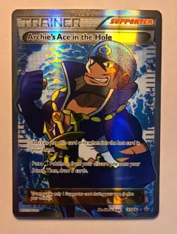 Archie's Ace in the Hole Full Art Holo Card 157/160 XY-Primal Clash - Image 1