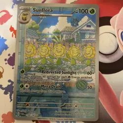 Pokemon TCG Sunflora Scarlet & Violet Twilight Masquerade Holo Card 169/167 - Image 1