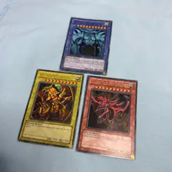 YuGiOh Egyptian God Cards, Obelisk, Blue Eyes - LC01 Legendary Collection - Image 1
