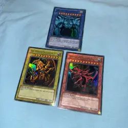 YuGiOh Egyptian God Cards, Obelisk, Blue Eyes - LC01 Legendary Collection - Image 2