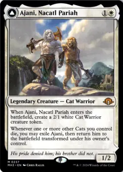 Ajani, Nacatl Pariah Modern Horizons 3 237 NM MTG - Image 1