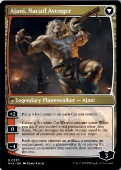 Ajani, Nacatl Pariah Modern Horizons 3 237 NM MTG - Image 2