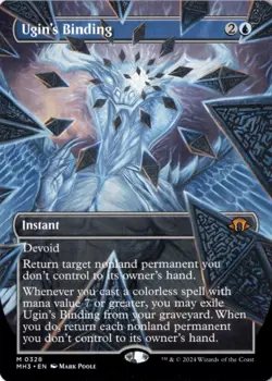 Ugin's Binding (Borderless) Modern Horizons 3 328 NM MTG - Image 1
