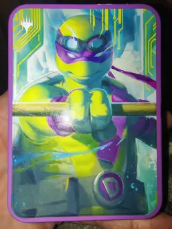 Magic: The Gathering Teenage Mutant Ninja Turtles Tin 3 Boosters [Donatello] - Image 1