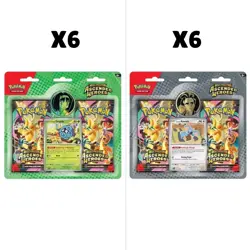 Pokemon Ascended Heroes 2 Pack Blister 6x Erika 6x Larry Sealed Case - NEW - Image 2
