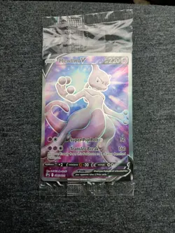 Pokemon TCG Mewtwo V SWSH229 Sword & Shield Full Art Holo Promo (SEALED) - Image 3