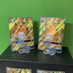 Raichu GX SM90 Full Art Black Star Promo x4 NM or better Pokemon TCG - Image 2