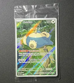 Pokemon TCG Snorlax 051 Black Star Promo Scarlet & Violet SEALED - Image 1