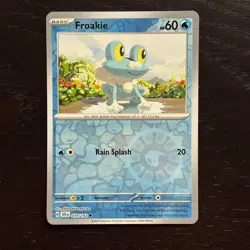 Froakie 039/142 Pokemon Stellar Crown Scarlet & Violet Reverse Holo Common NM - Image 1