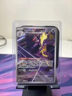 2025 POKEMON PFL EN PHANTASMAL FLAMES ILLUSTRATION RARE 103/094 TOXTRICITY NM - Image 1
