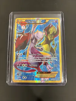 Pokemon TCG Mewtwo EX 163/162 Secret Rare XY BREAKthrough HP170 Holo - Image 2