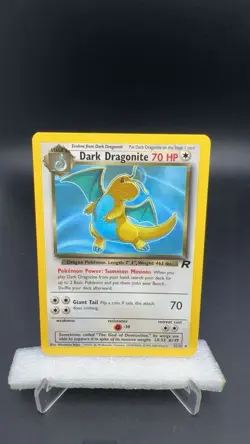 Pokemon 1st Edition Dark Dragonite 22/82 Team Rocket Unplayed #19540 T - Image 1