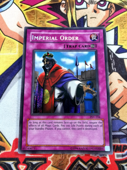 Imperial Order psv-104 Unltd Ed (NM/VLP) Secret Rare Yu-Gi-Oh! - Image 1