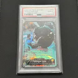 One Piece Op10 #022 Trafalgar Law Leader Alternate Art PSA 10 - Image 1