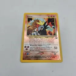 Entei #34 Black Star Promo Reverse Holo Rare Vintage Pokemon Card - NM - Image 1