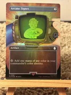 Arcane Signet (Borderless) Universes Beyond: Fallout Foil - Image 1