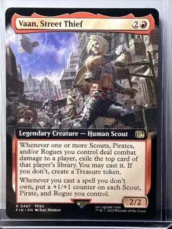 MTG - Final Fantasy: Vaan, Street Thief R 0467 Extended Art - Image 1